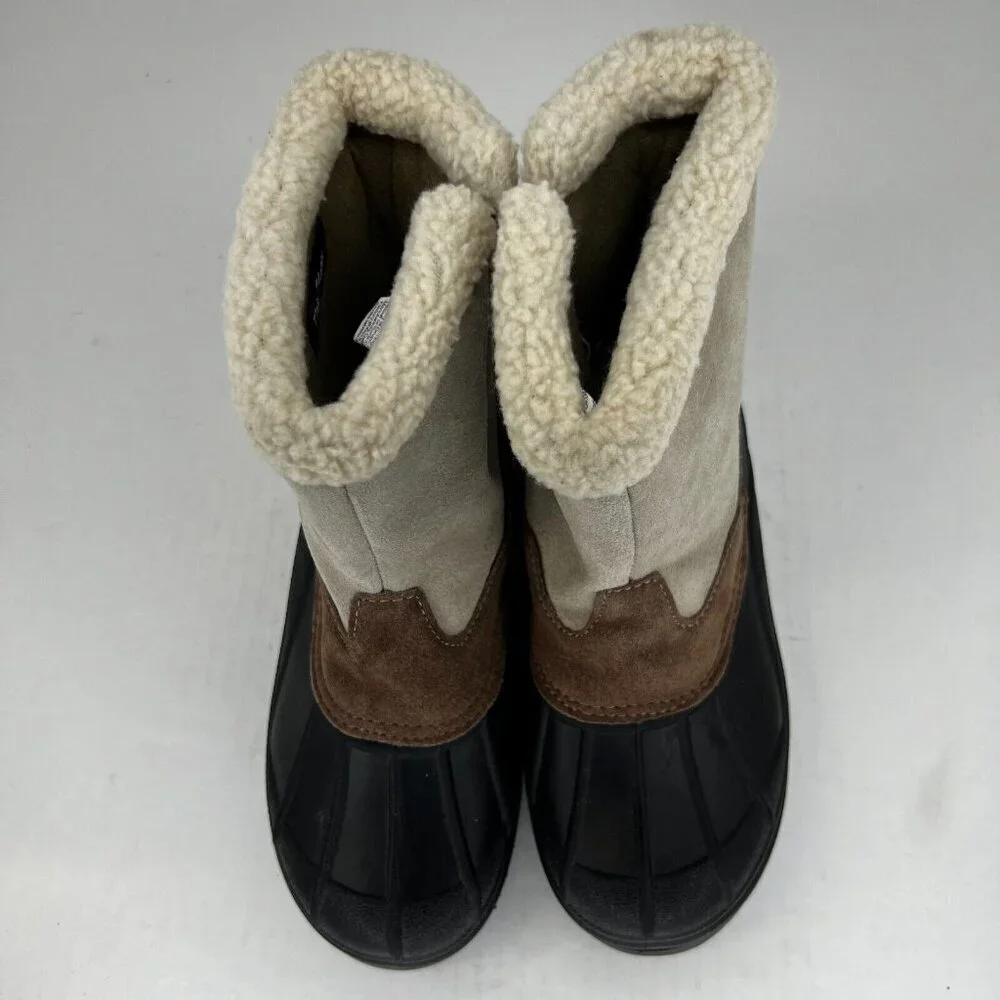 Magellan Womens FWMFFS4007 Suede Leather Duck Pac Warm Thinsulate Size 7 Boots